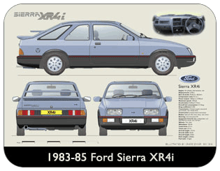 Ford Sierra XR4i 1983-85 Place Mat, Medium